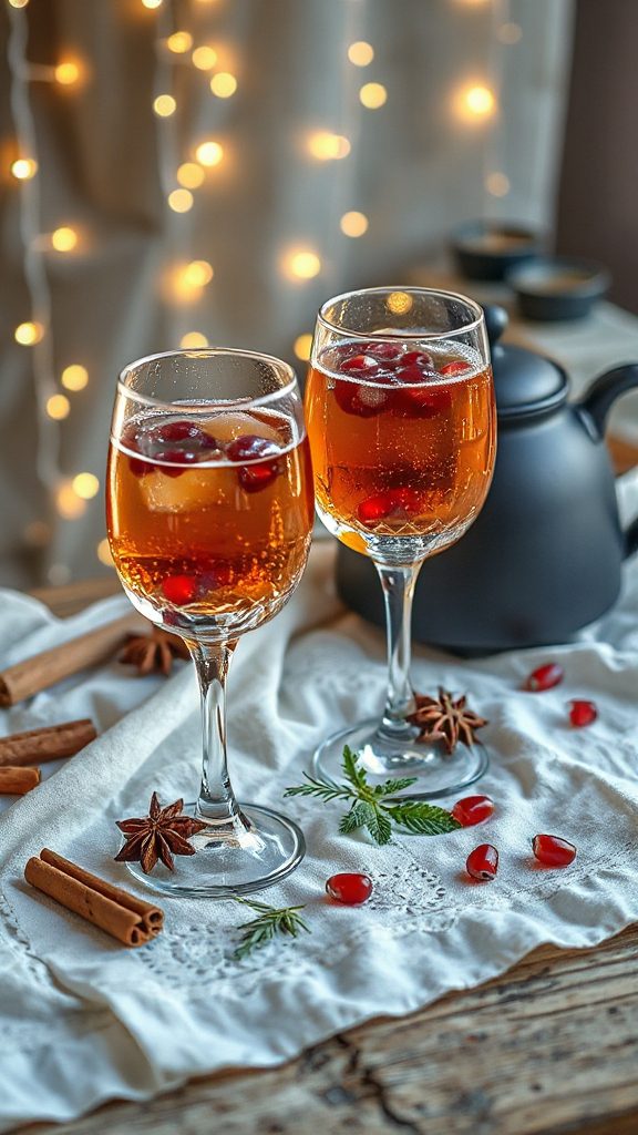 chai pomegranate sparkler recipe chai pomegranate sparkler recipe
