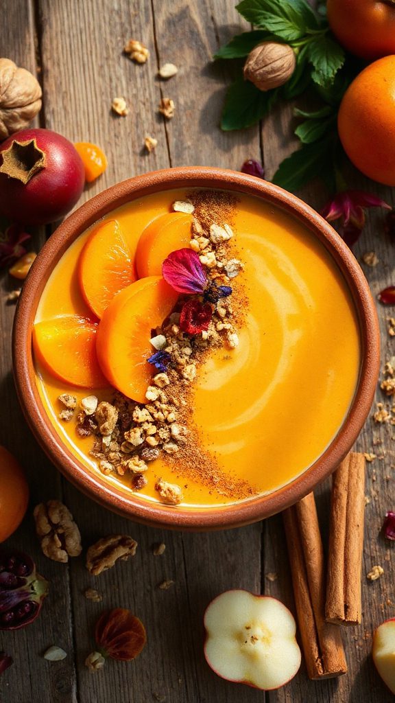 chai spice persimmon smoothie chai spice persimmon smoothie