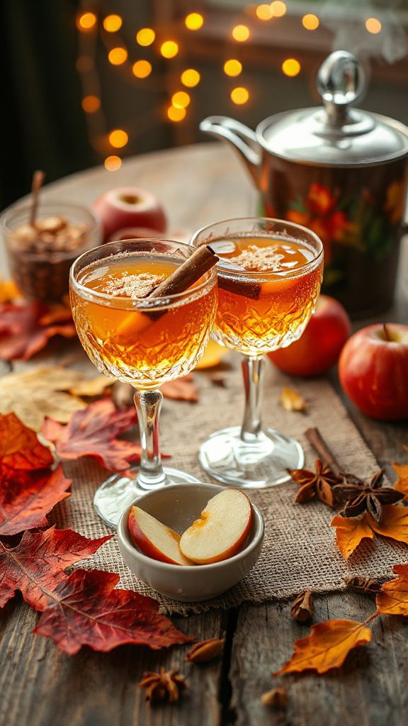 chai spiced apple brandy cocktail chai spiced apple brandy cocktail