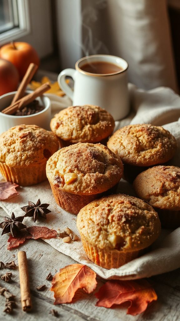 chai spiced apple muffins recipe