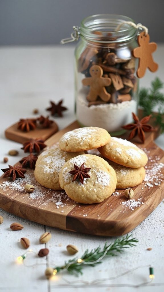 chai spiced brown butter cookies