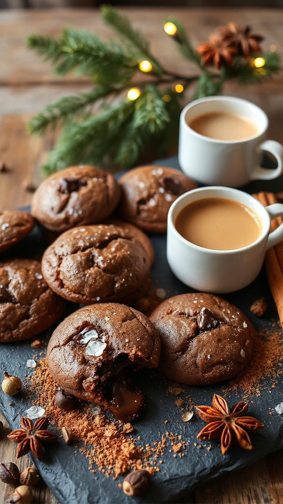 chai spiced chocolate cookie delight