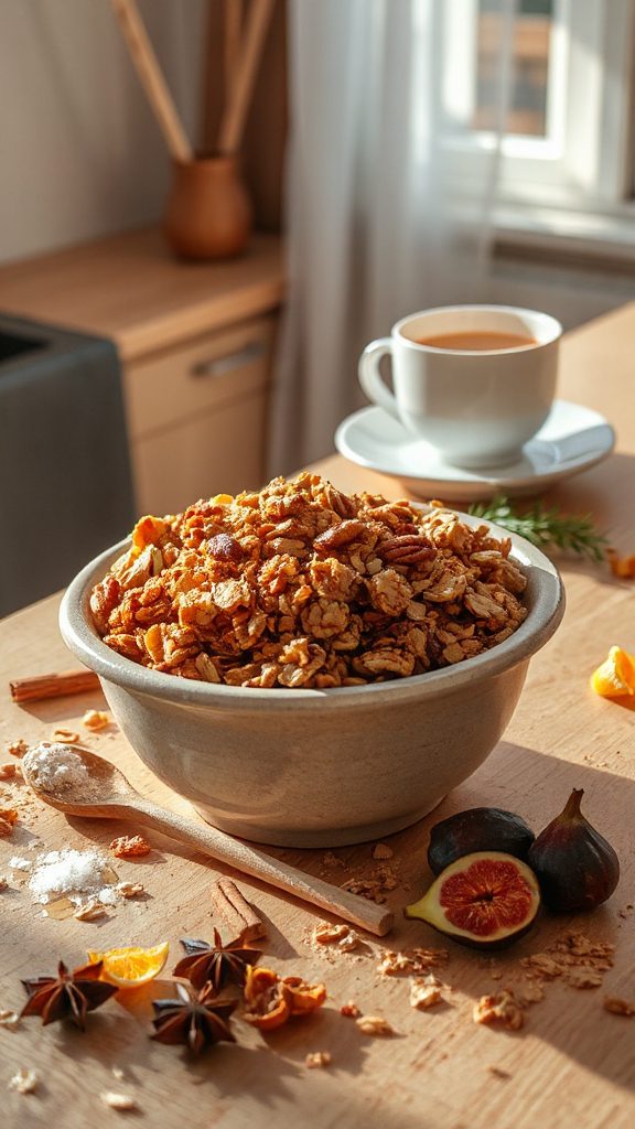 chai spiced maple granola recipe chai spiced maple granola recipe