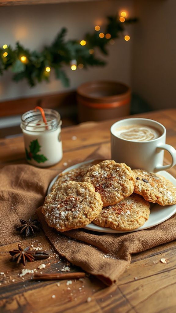 chai spiced oatmeal cookie delight