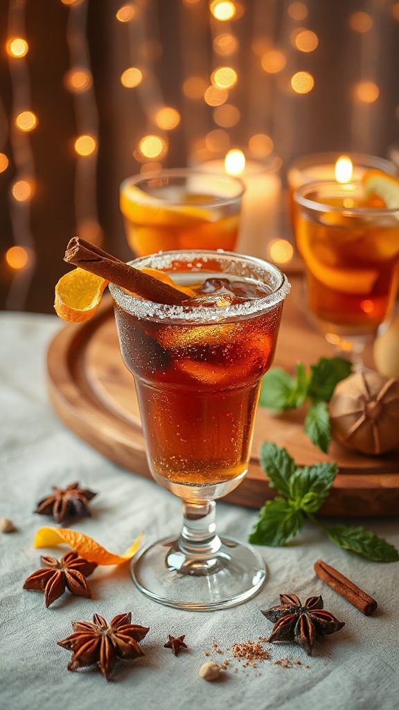 chai tea sparkling cocktail