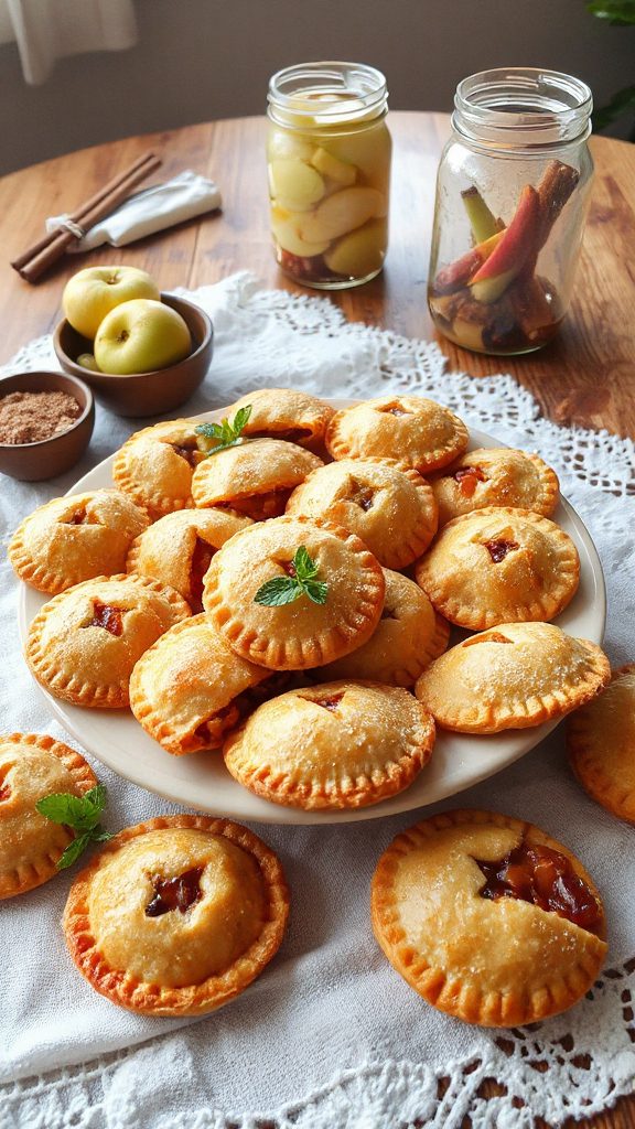 charming flaky apple pastries