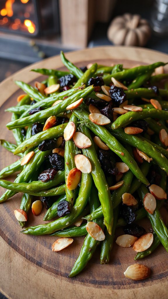 charred green beans gourmet side