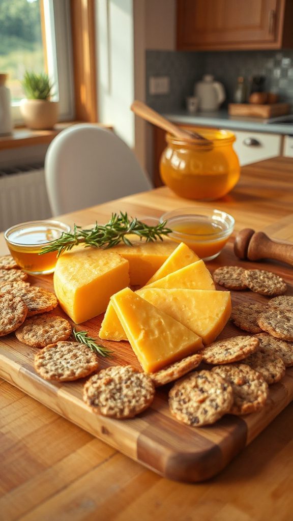 cheddar and whole wheat snack