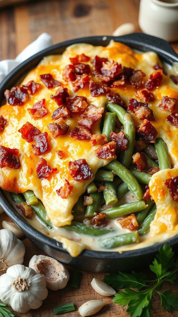 cheddar green bean casserole