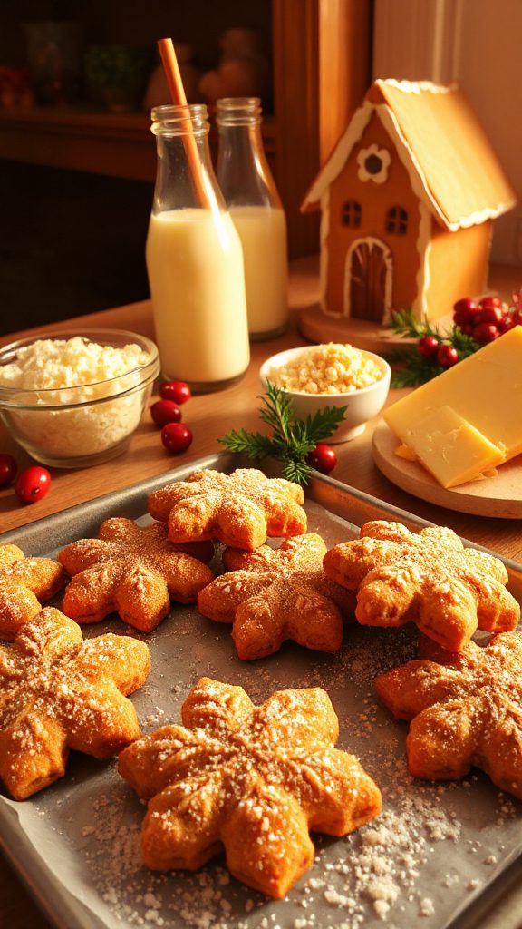 cheddar infused snickerdoodle cookies