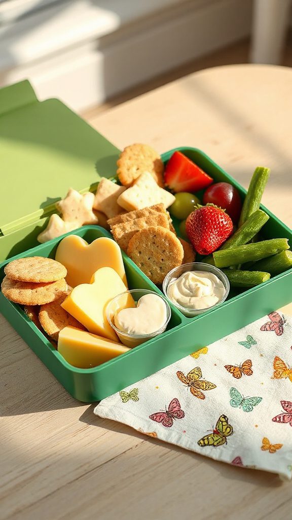 cheese and crackers bento cheese and crackers bento