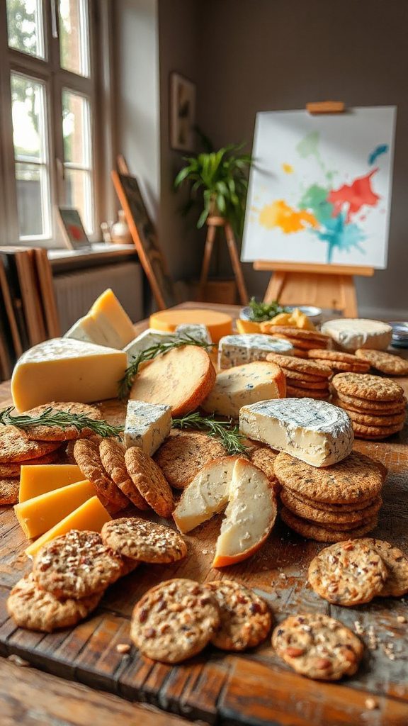 cheese and crackers snack cheese and crackers snack
