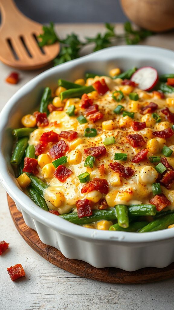 cheesy bacon corn casserole