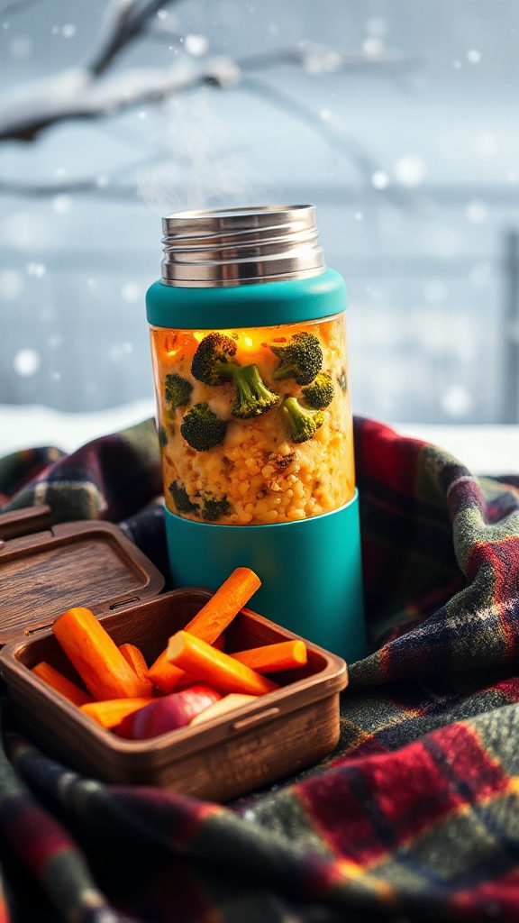 cheesy broccoli quinoa bake