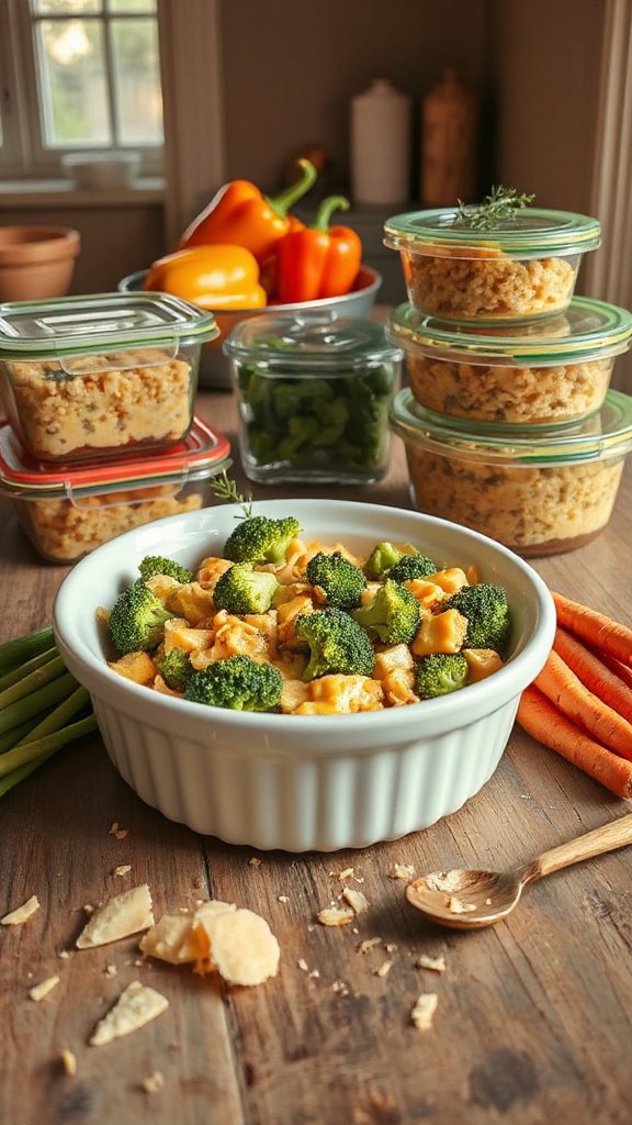 cheesy broccoli rice casserole