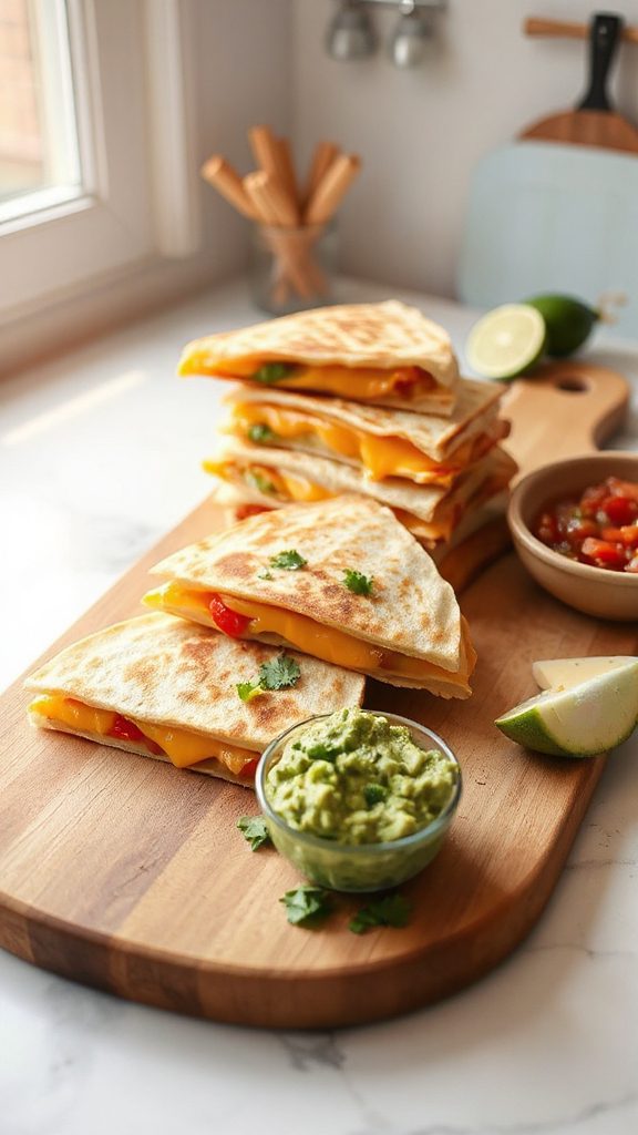 cheesy crispy tortilla delight