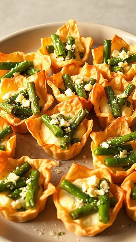 cheesy garlic green beans