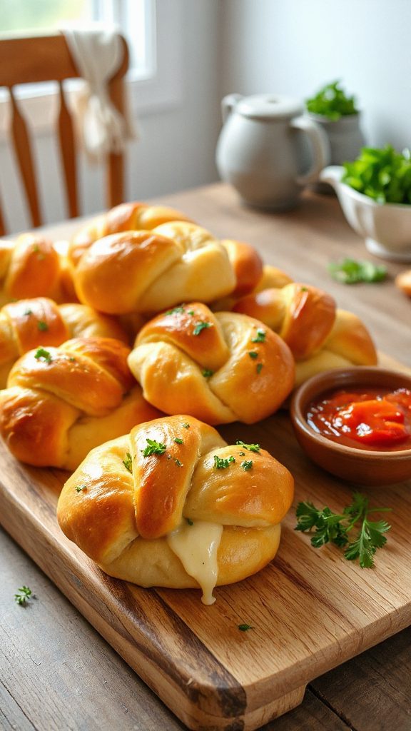 cheesy garlic knots recipe