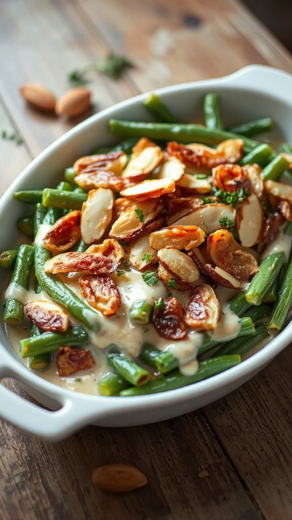 cheesy gluten free green bean casserole