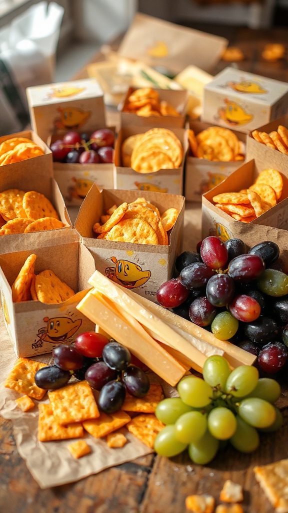 cheesy grape snack box