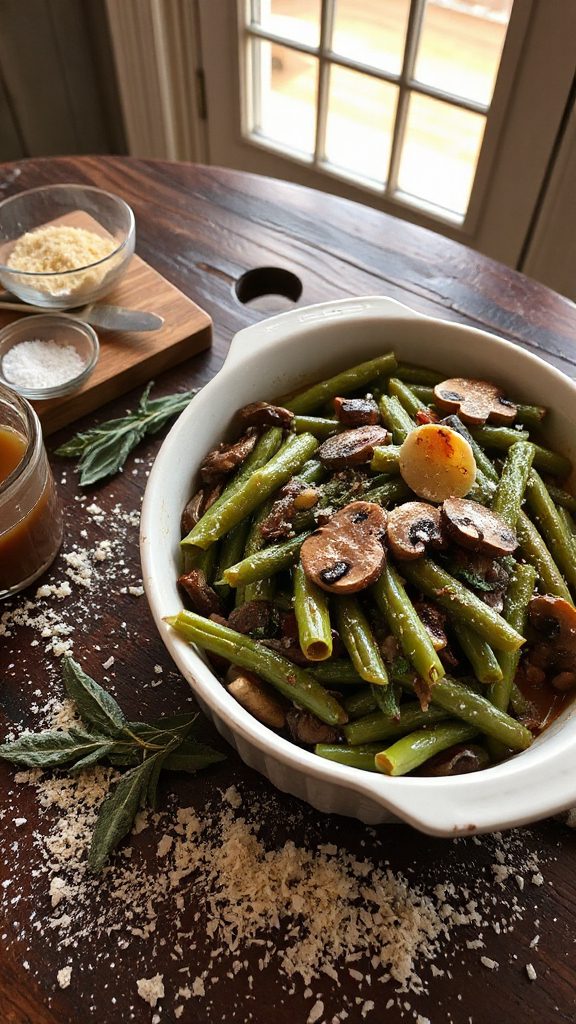 cheesy green bean casserole cheesy green bean casserole