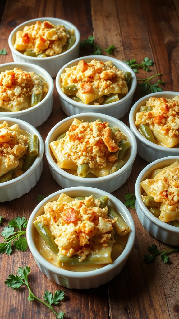 cheesy green bean casserole