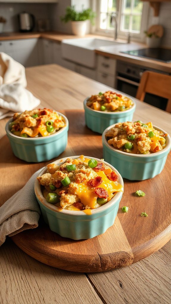 cheesy green bean casserole