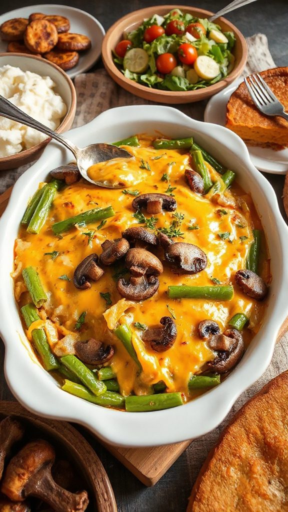 cheesy green bean casserole