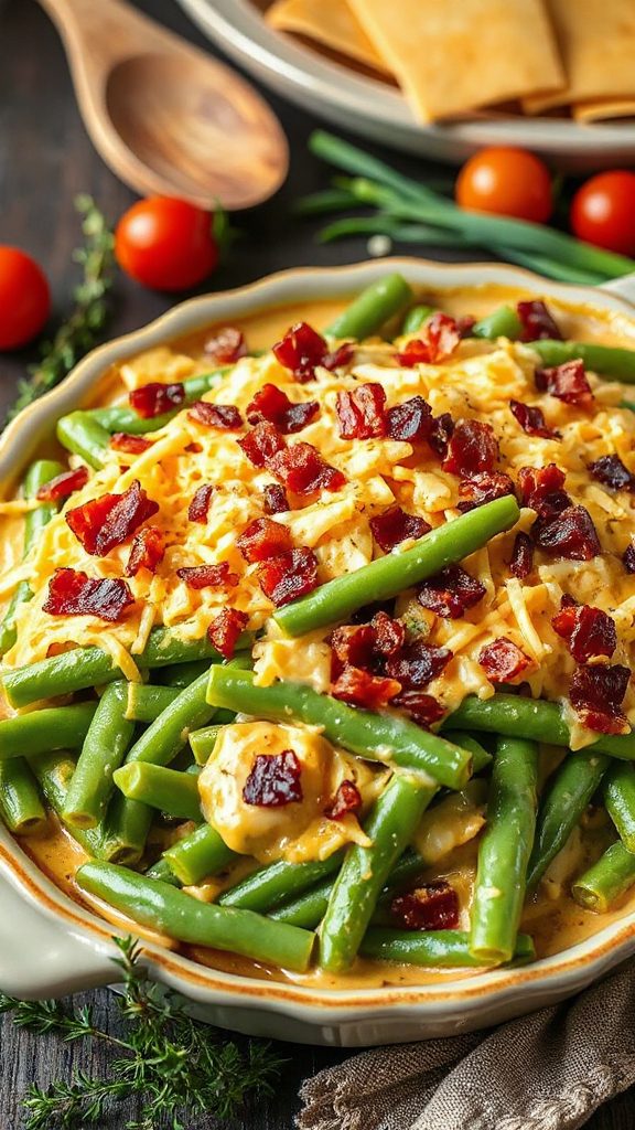 cheesy green bean casserole