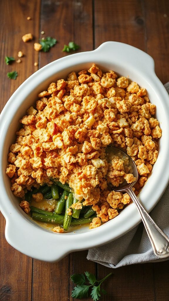 cheesy green bean casserole