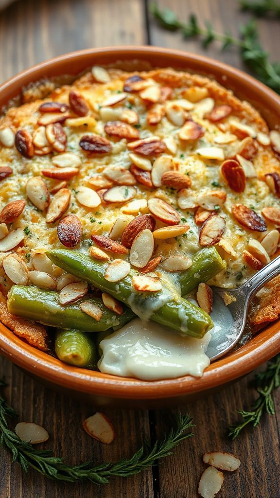 cheesy green bean casserole