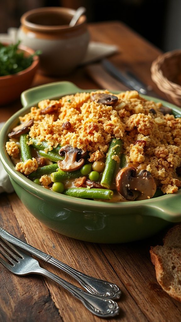 cheesy green bean casserole