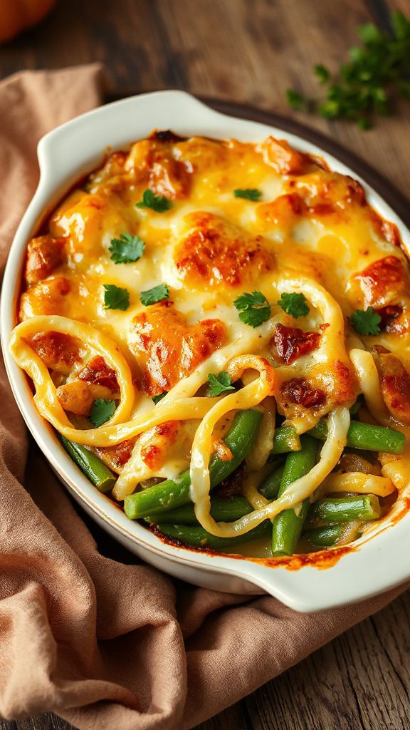 cheesy green bean casserole