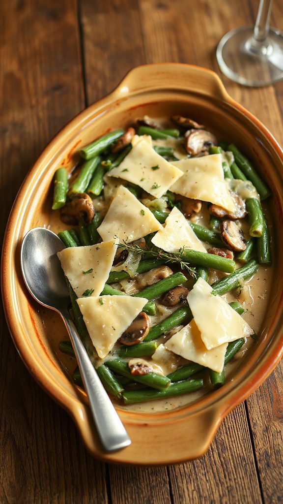 cheesy green bean casserole