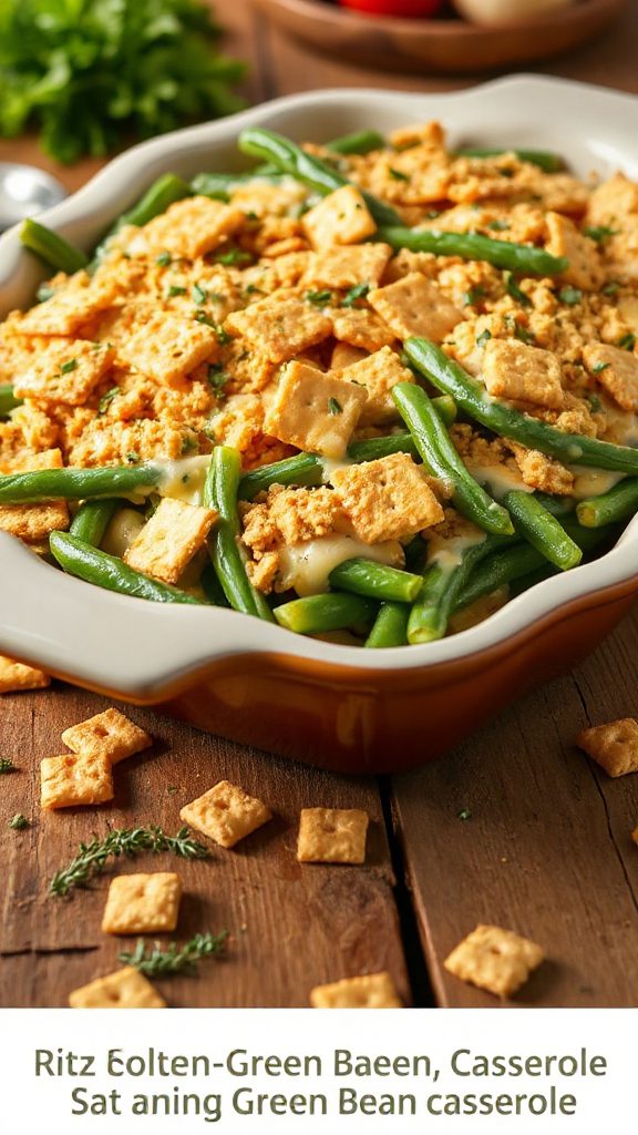 cheesy green bean casserole