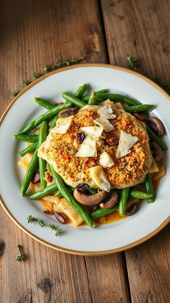 cheesy green bean casserole
