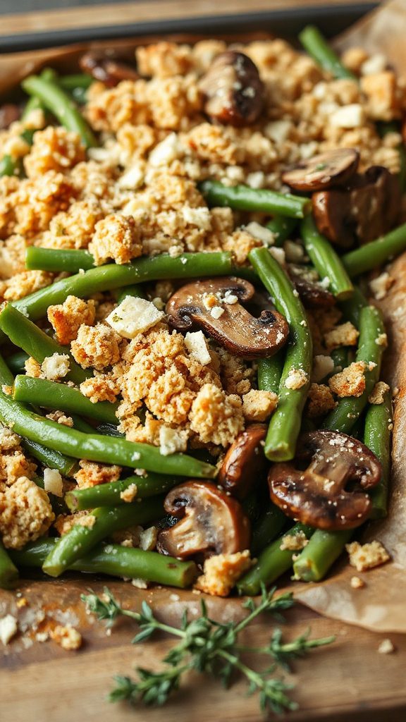 cheesy green bean casserole