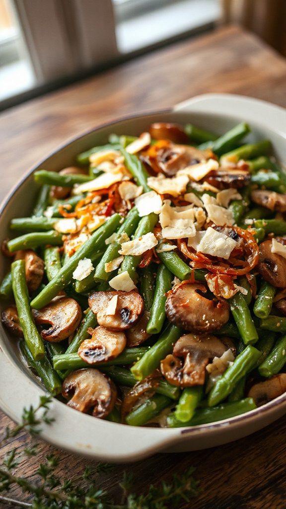 cheesy green bean casserole