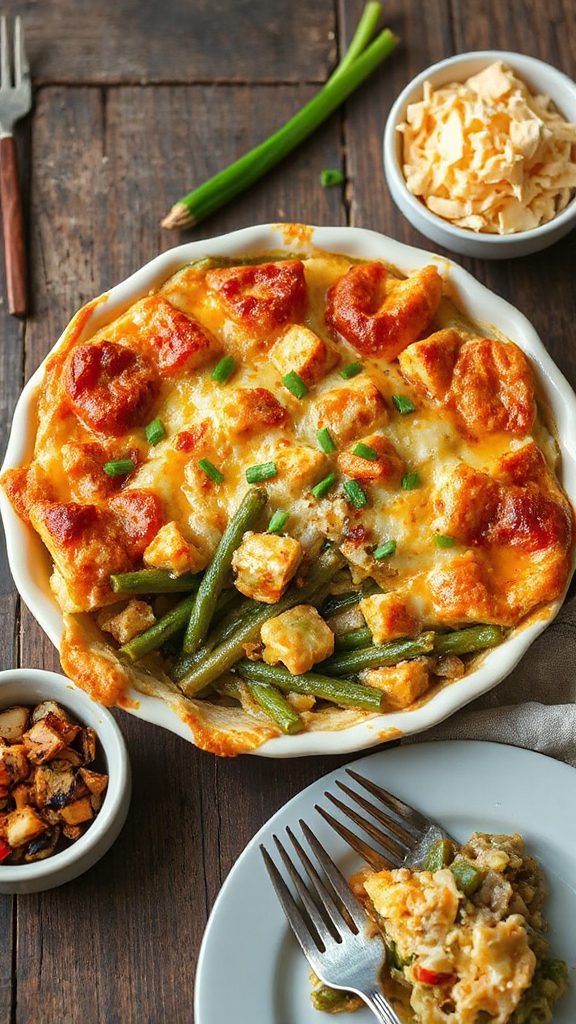 cheesy green bean casserole