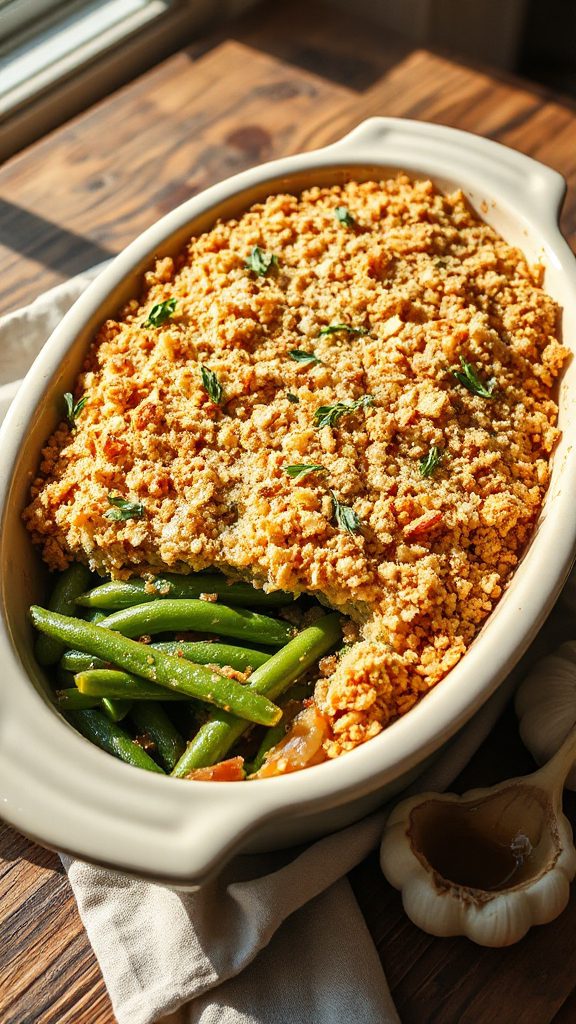 cheesy green bean casserole