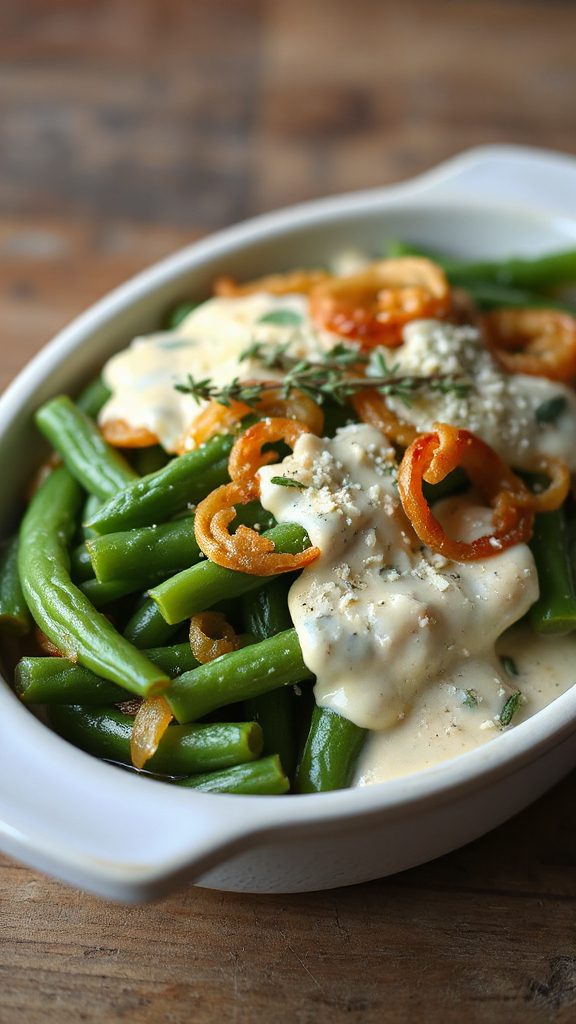 cheesy green bean casserole cheesy green bean casserole