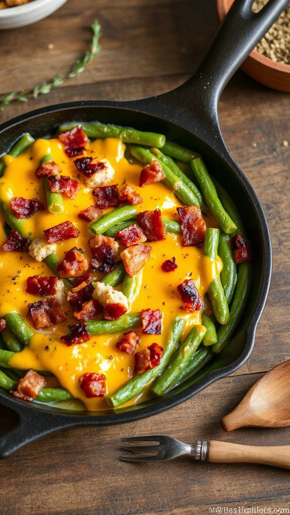 cheesy green bean casserole