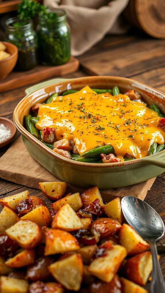 cheesy ham potato casserole