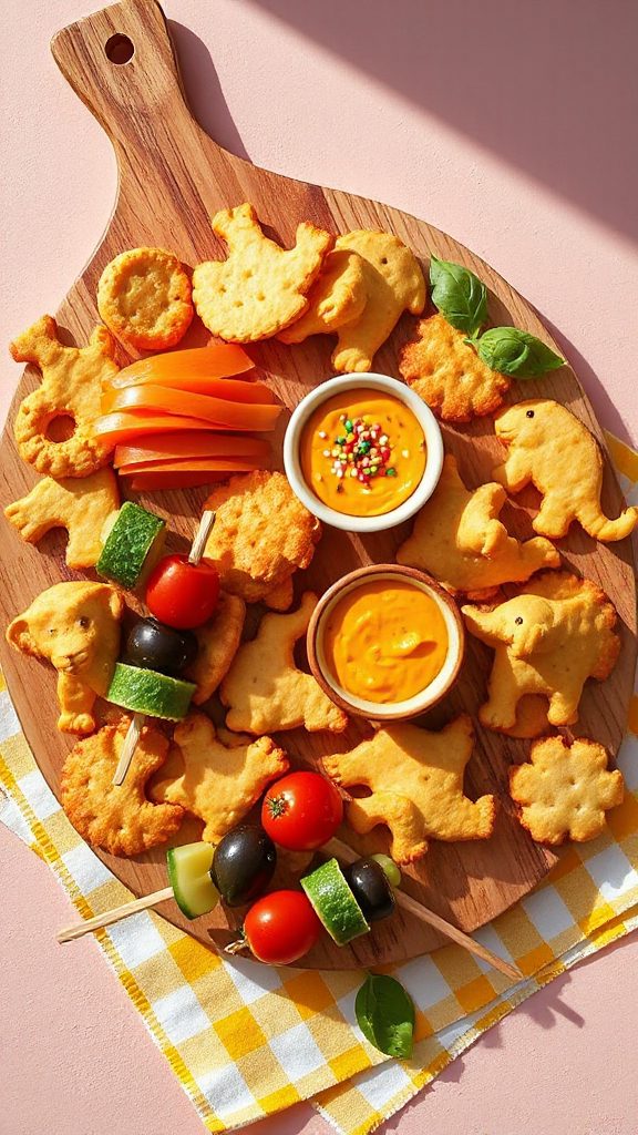 cheesy homemade animal crackers