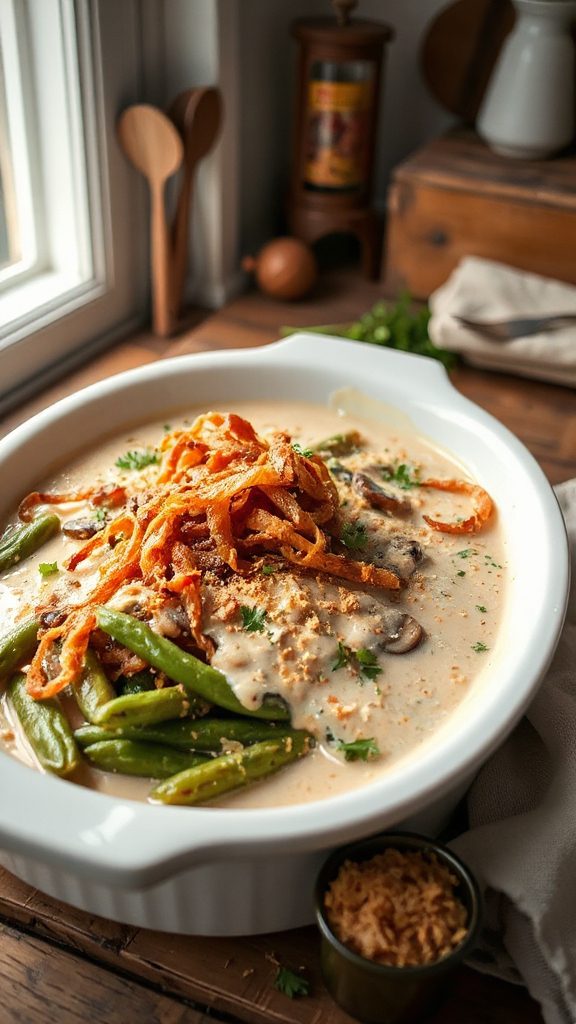 cheesy low sodium green beans