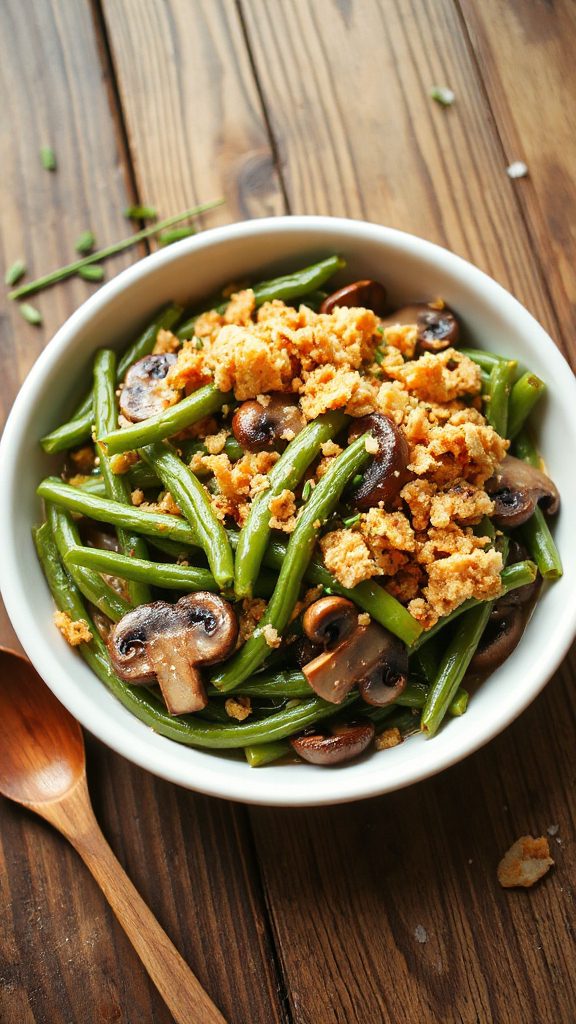 cheesy miso green bean casserole cheesy miso green bean casserole