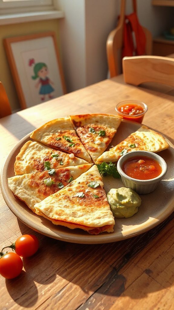 cheesy quesadilla lunch delight cheesy quesadilla lunch delight