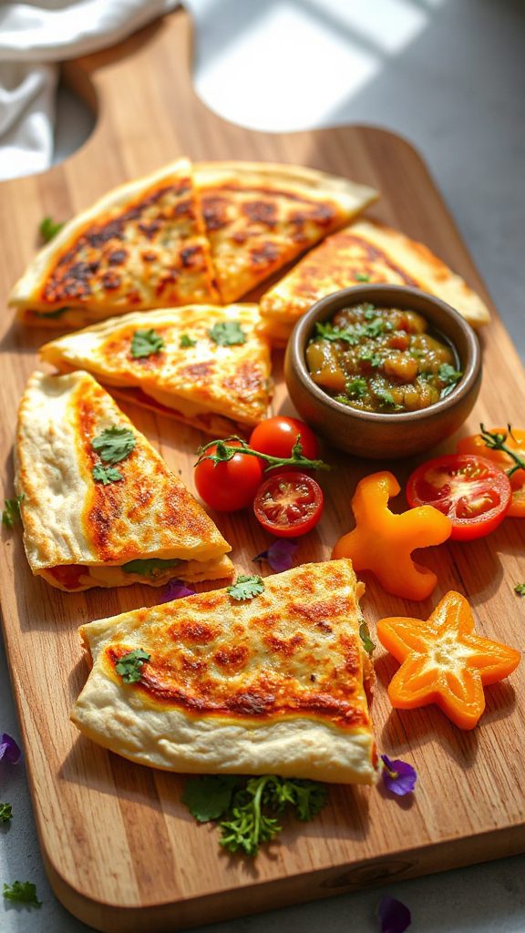 cheesy quesadilla lunch triangles cheesy quesadilla lunch triangles