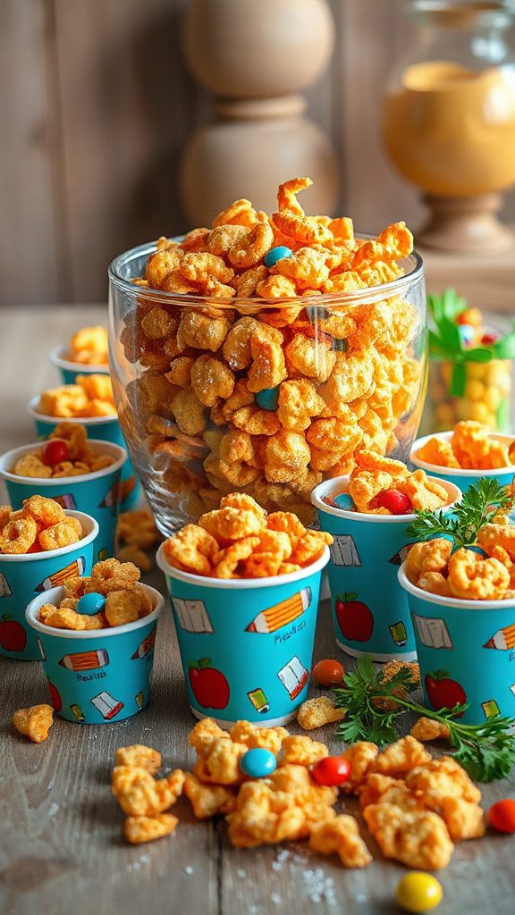 cheesy snack mix recipe
