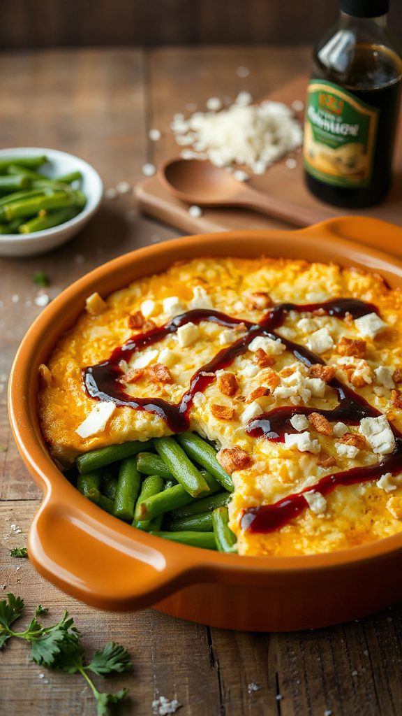 cheesy soy sauce casserole